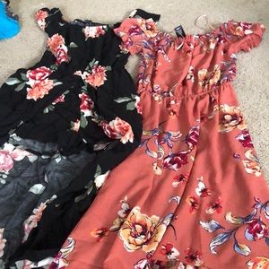Rue21 Long Flower Dresses